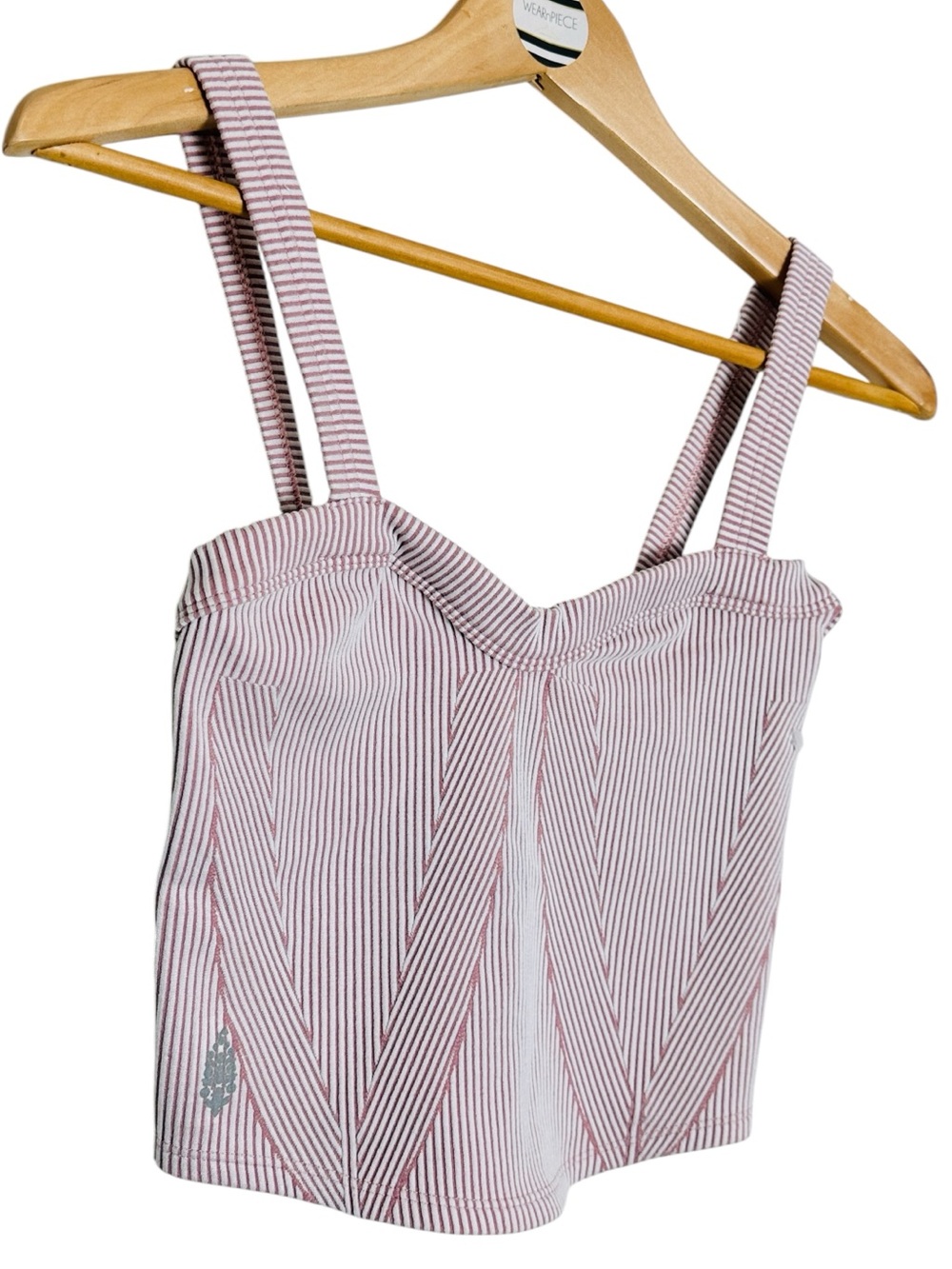 Free People Movement Active Blush Perfectly Plaited Ribbed Cami Tank Top - Picture 8 of 13